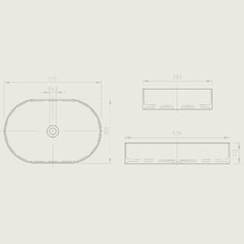 Nero 575mm Black Blanco Solid Surface Basin